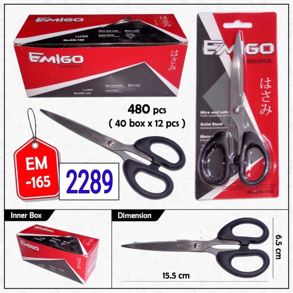 

Gunting EMIGO EM-185/gunting besar