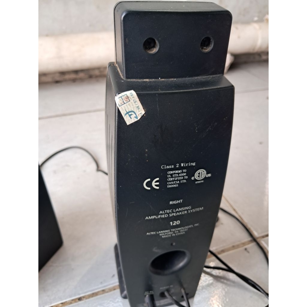 speaker ALTEC LANSING SERIES100