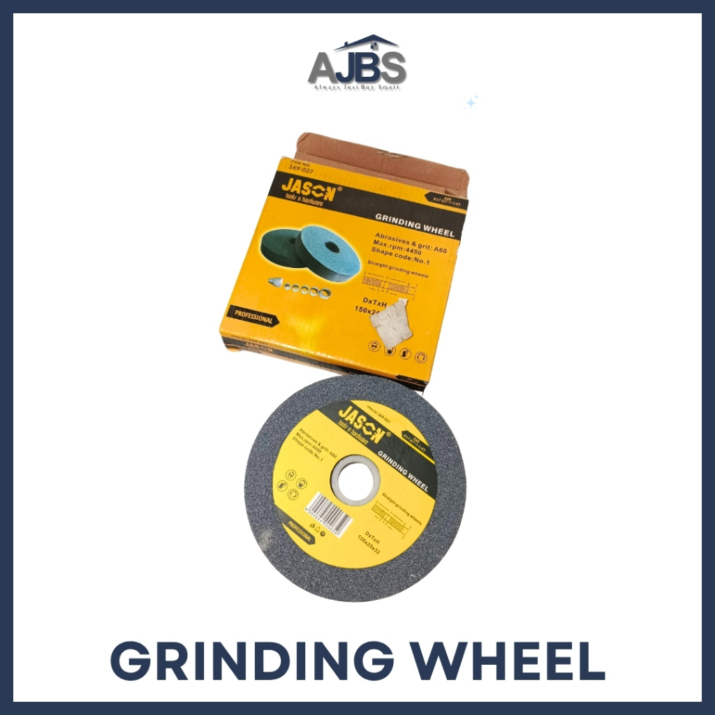 Jason Grinding Wheel Batu Gurinda Potong & Poles Batu Gerinda Besi, Stainless, Batu, & Kayu  - BB