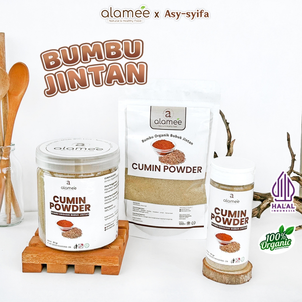 

ALAMEE Bumbu Dapur Jintan Bubuk Cumin Seasoning Powder Jinten Ground Caraway Rempah Masakan