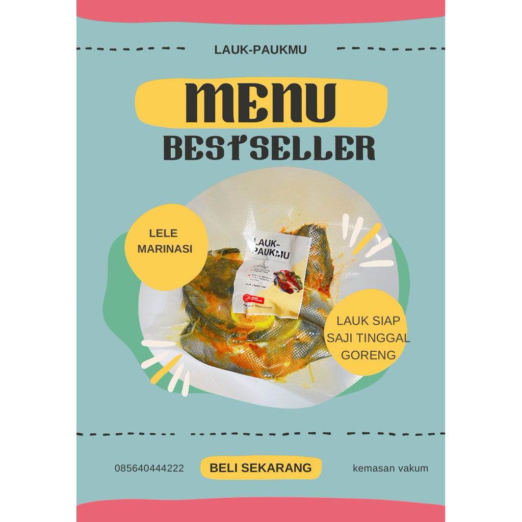 

LELE MARINASI TINGGAL GORENG | kemasan vakum