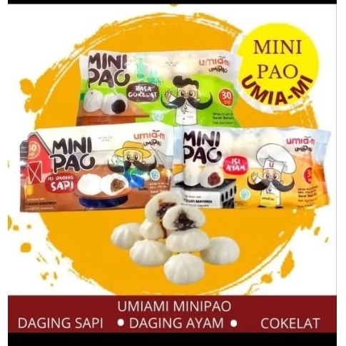 minipao umiami isi 30 minipou minipao sapi minipao ayam minipao coklat minipou coklat