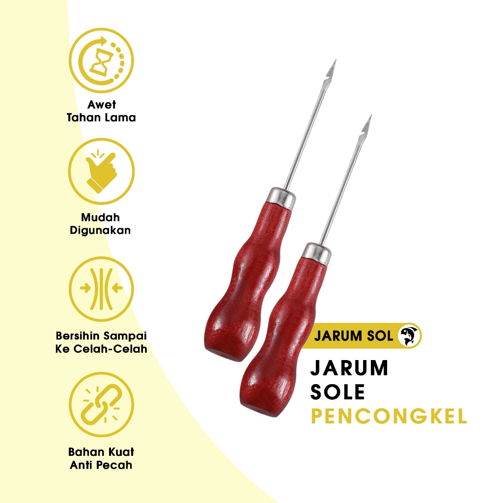 Hypospot Jarum Sol - Jarum Sol Kait Untuk Sol Sepatu - Jarum Sepatu