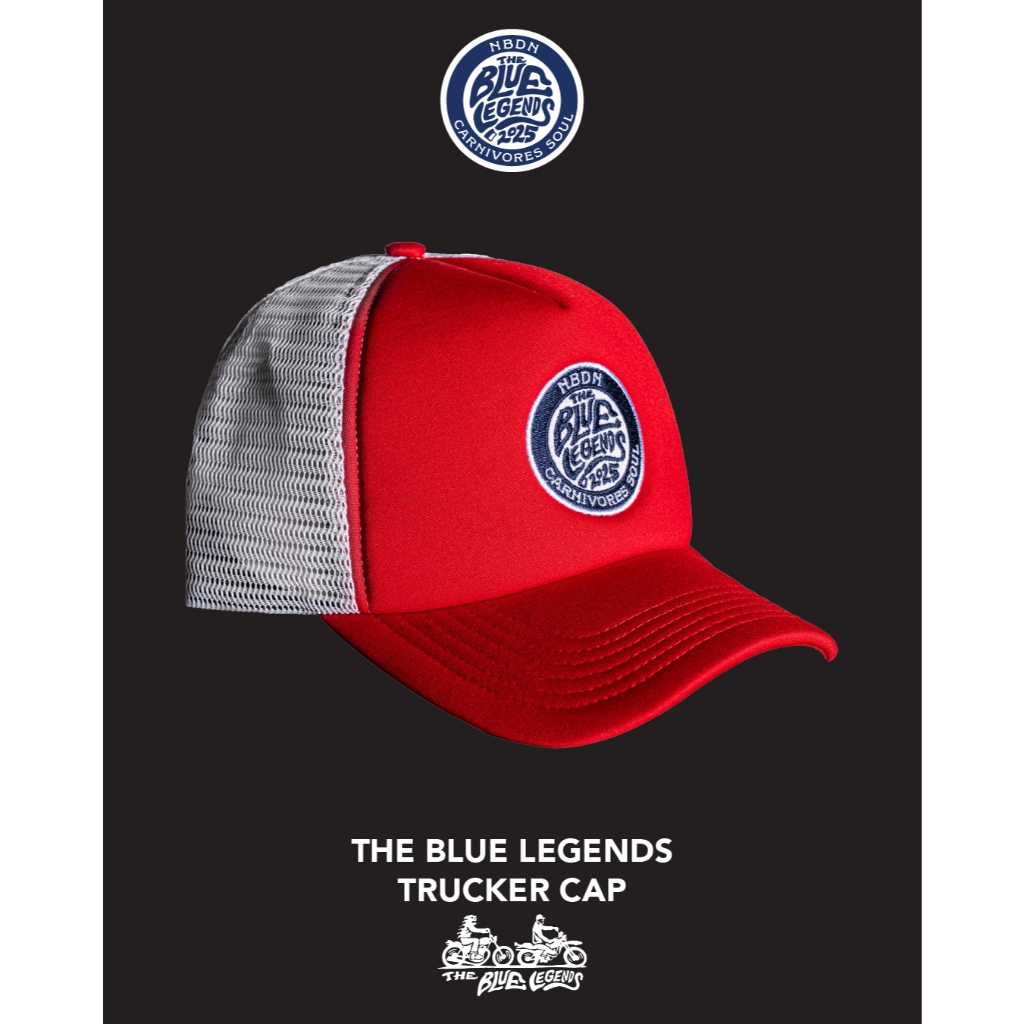 THE BLUE LEGENDS TRUCKER CAP - NBDN x Carnivores Soul collaboration vol.3