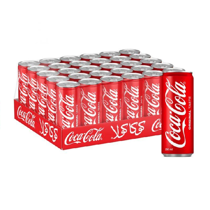 

COCA COLA KALENG 250ML - 1 KARTON [24 KALENG]