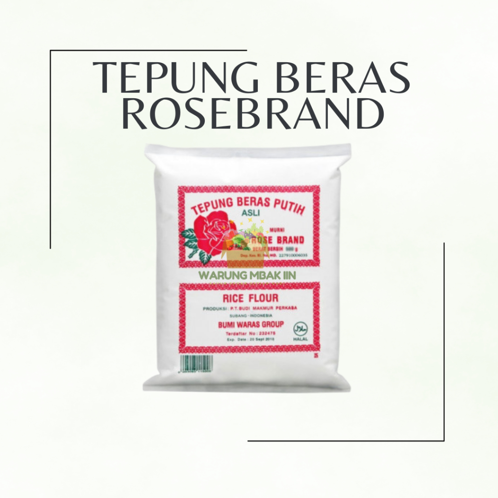

Rose Brand Tepung Beras 200 gr gram TERMURAH