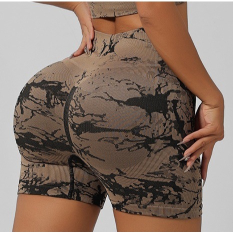 Celana Pendek Wanita dengan Spon di Pantat Motif Army Cocok Untuk Santai atau Olahraga Gym