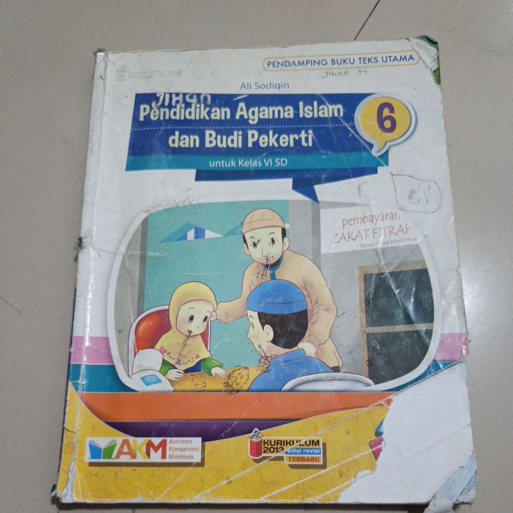 buku bekas, Agama islam kelas 6