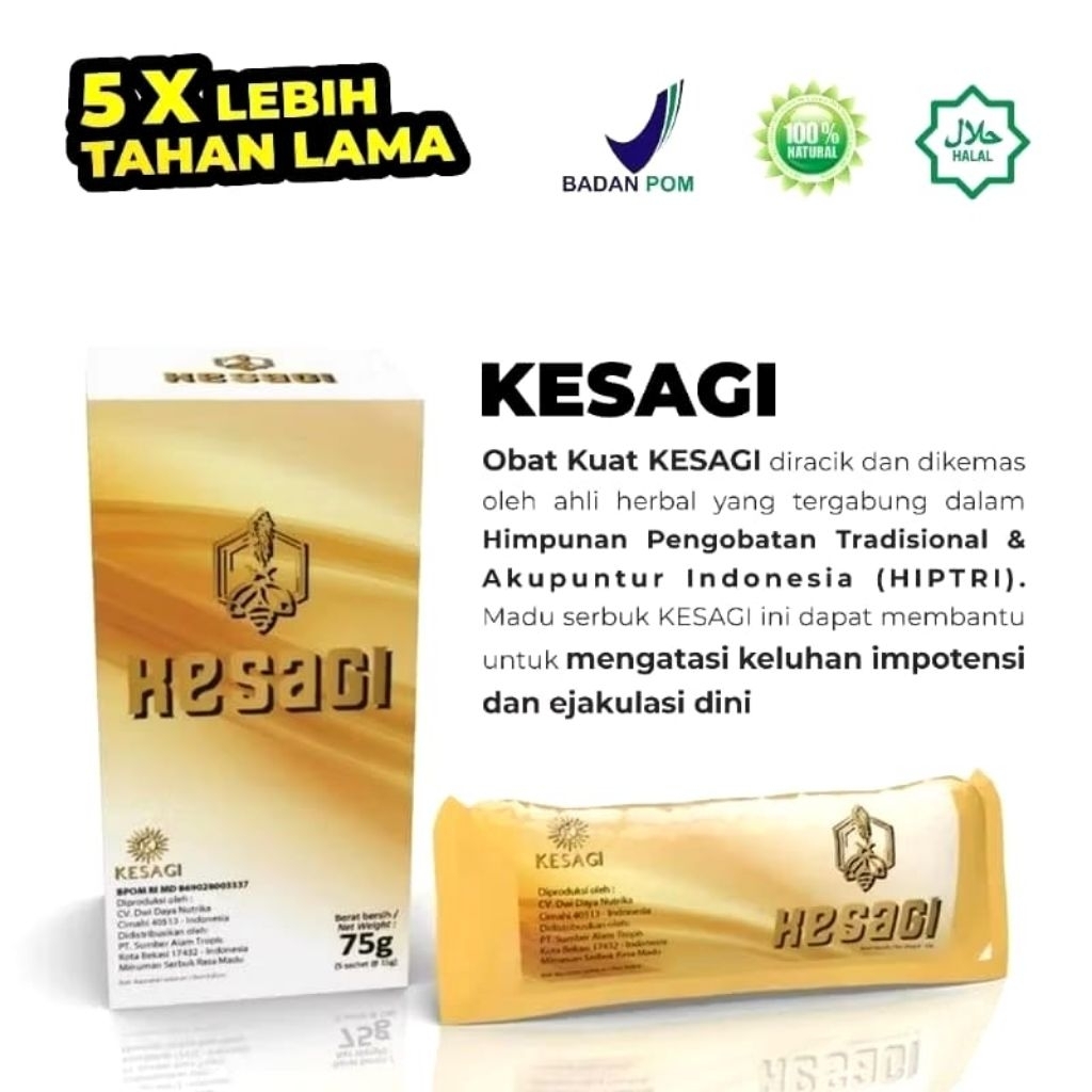 KESAGI minuman Stamina isi 5 sachet sperti imogen m