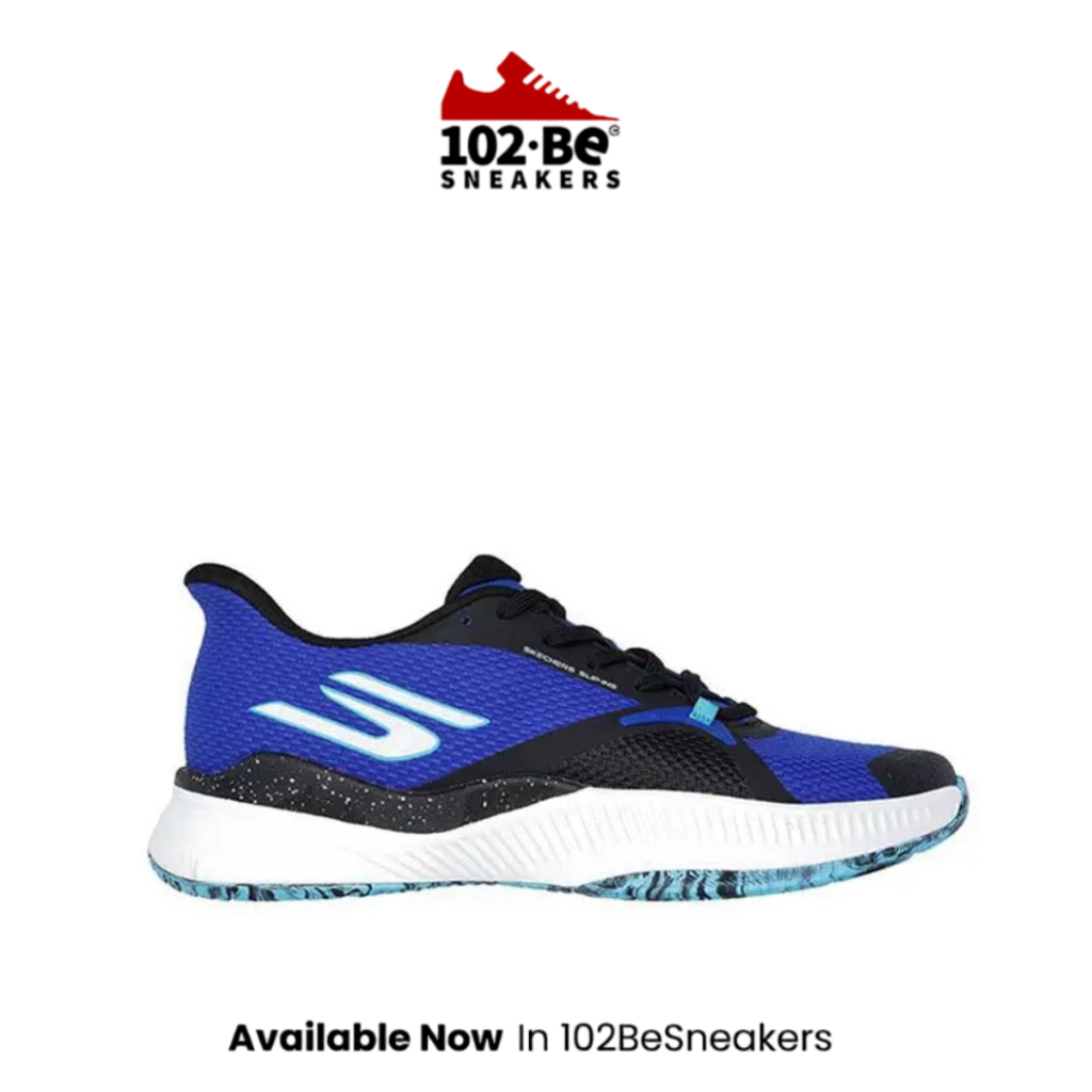 Sepatu Padel Skechers Skechers State Champ Men's Running Shoes - Blue Original