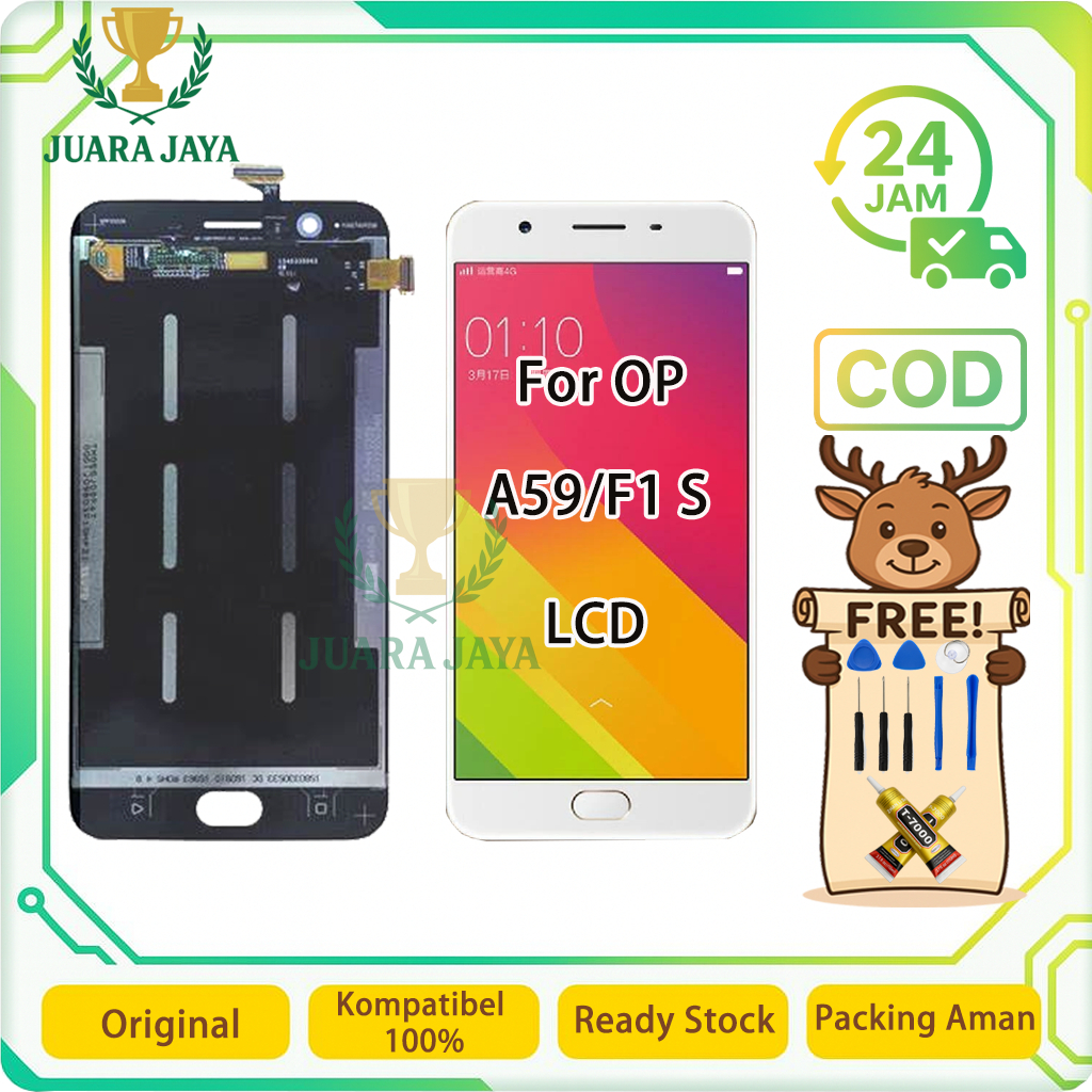 LCD FOR OPPO A59 / F1 S UNIVERSAL FULLSET Touchscreen LCD HP OG TOUCHSCREEN
