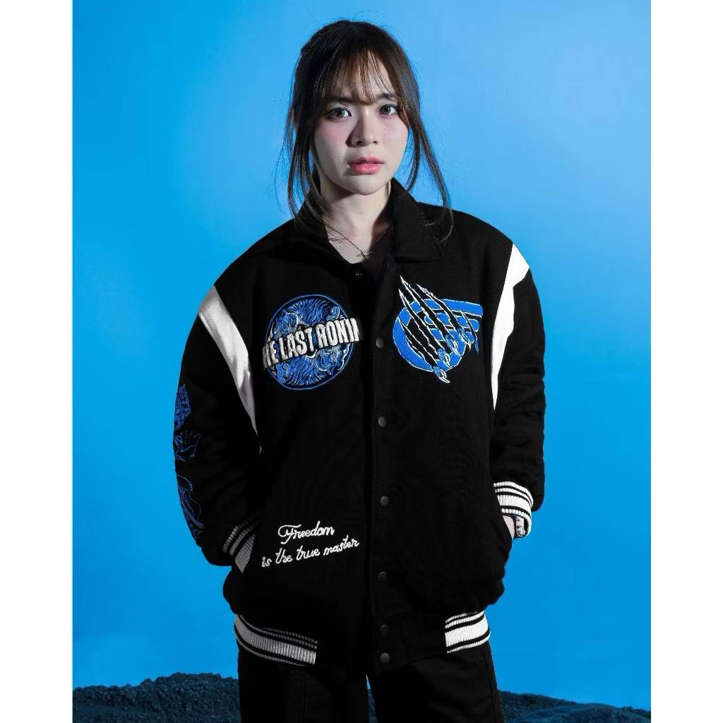 JAKET VARSITY BASEBALL EVOS ESPORT GOZEAL TERBARU FLEECE TEBAL LEMBUT READY STOK BIG SIZE S - 6XL