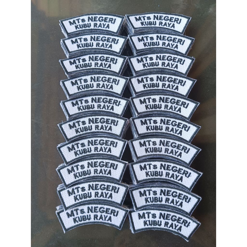 Badge LOKASI Sekolah Bordir