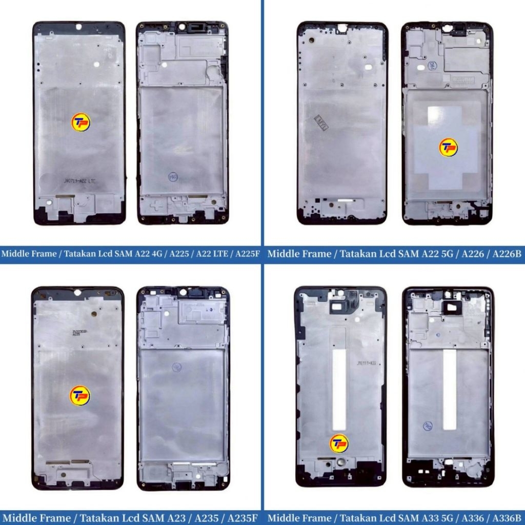 Middle Frame - Tatakan Lcd Samsung A22 4G - A22 LTE - A22 5G - A23 - A33 5G