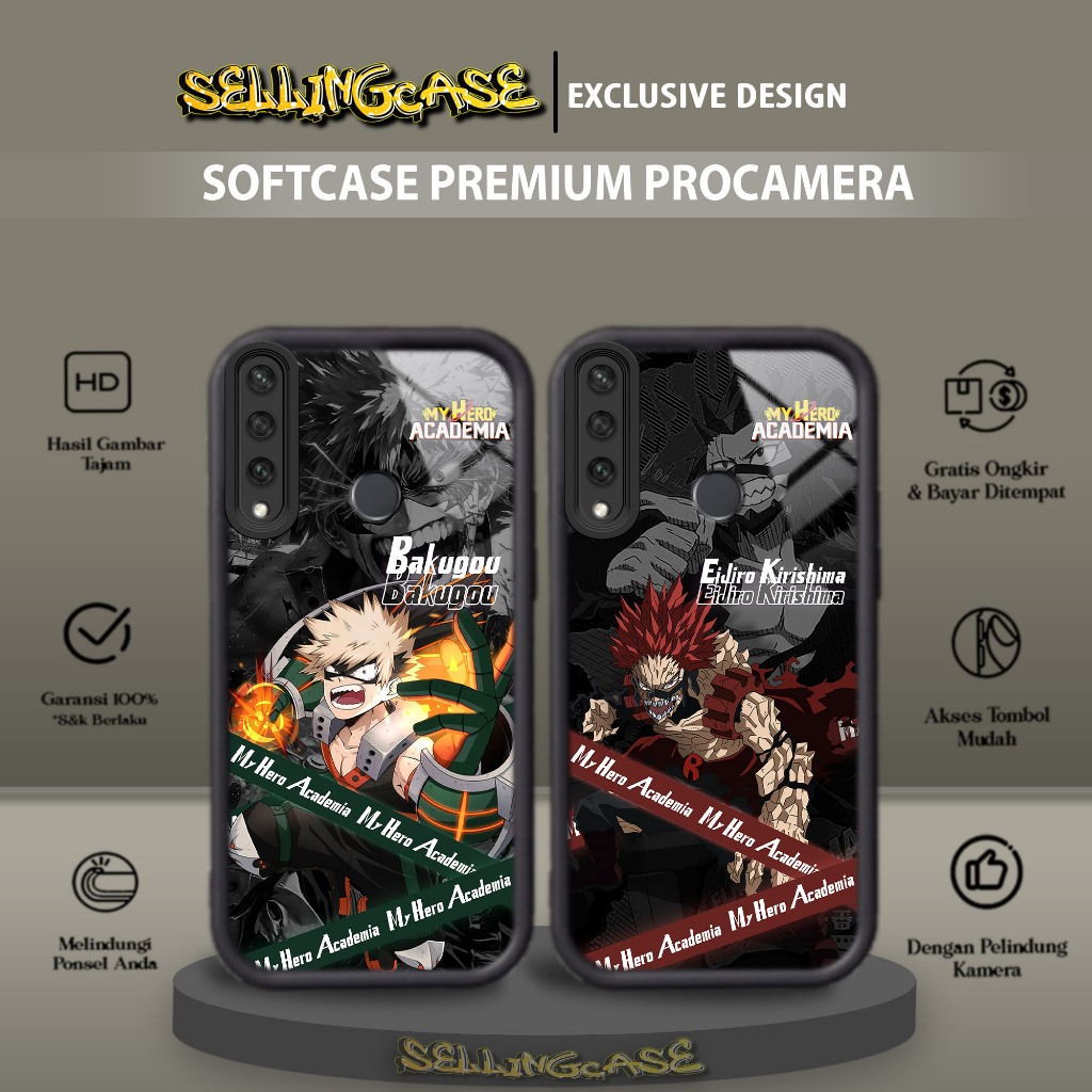 Case Premium Compatible For HUAWEI Y6P 2020 Motif [ ACDM ] Casing Softcase Glossy Anti Jamur