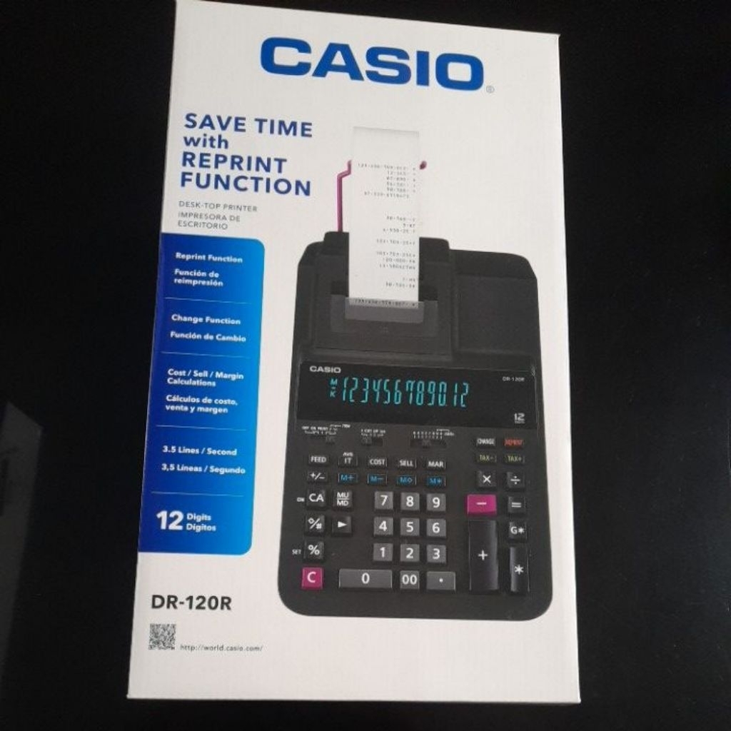 

Kalkulator Casio DR 120R