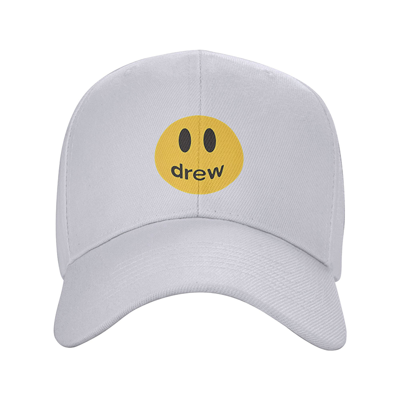 Topi OHSOME Smile Ripped Baseball Cap Anti UV Emoji Senyum Kuning