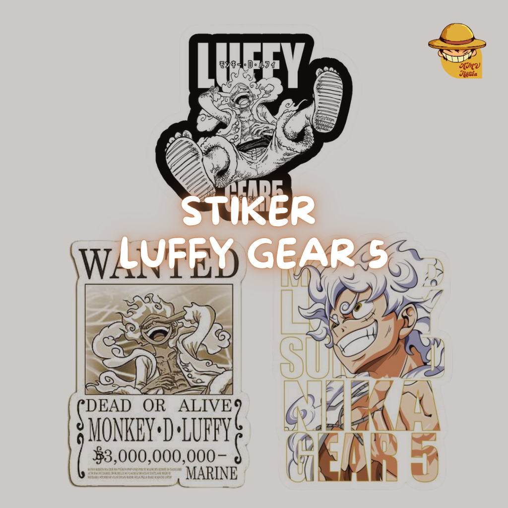 

STICKER LUFFY GEAR 5 II ANIME ONE PIECE
