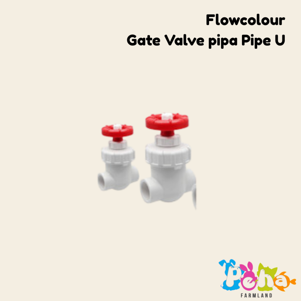 Flowcolour Gate Valve pipa Pipe U – PVC by Sanking / San king