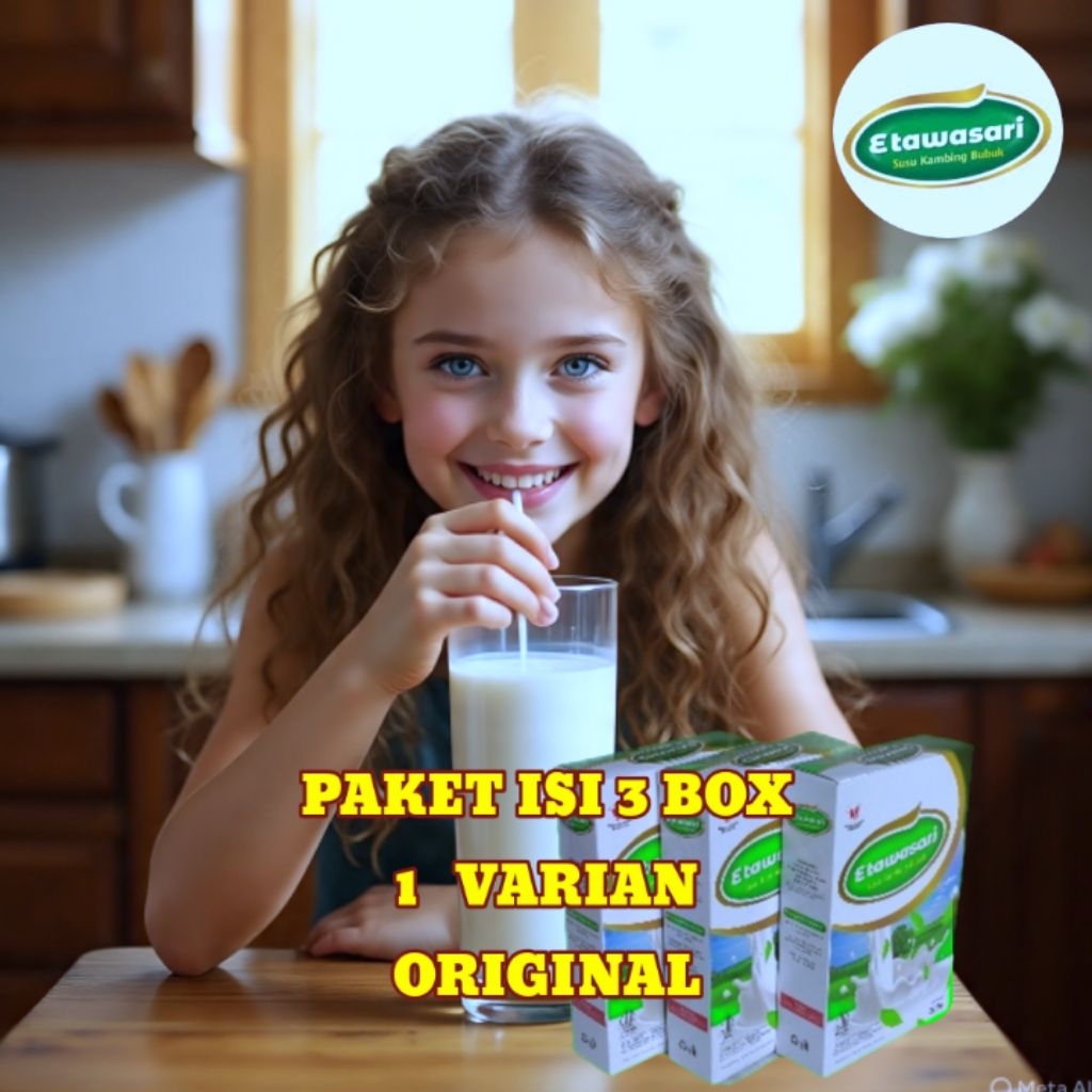 

3 box 1 rasa original susu etawa bubuk etawasari