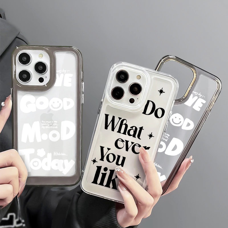 Casing Crystal Untuk Redmi A5 5A 6A 9T 9A 12C 13C 14C Casing lucu Silikon Bening B033