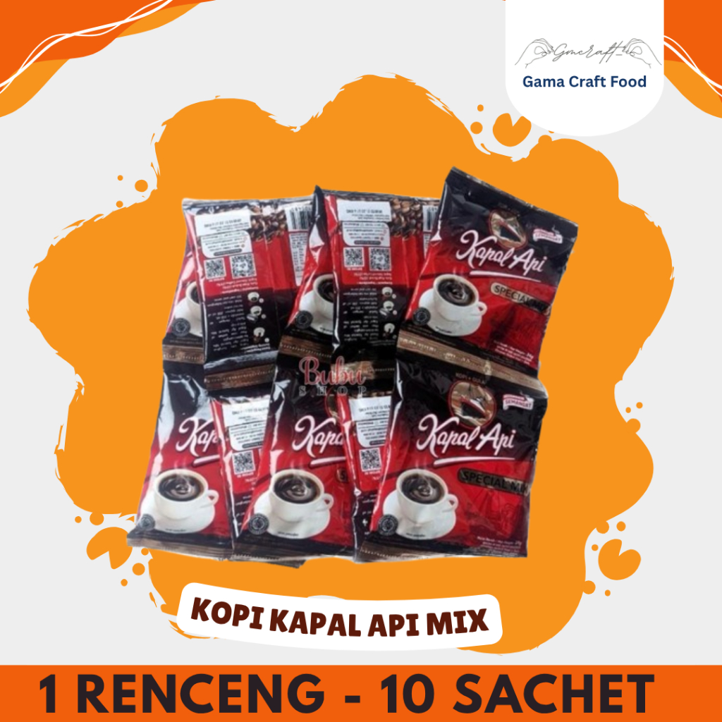 

Kapal Api Special Mix – Kopi Hitam + Gula, Nikmat & Praktis