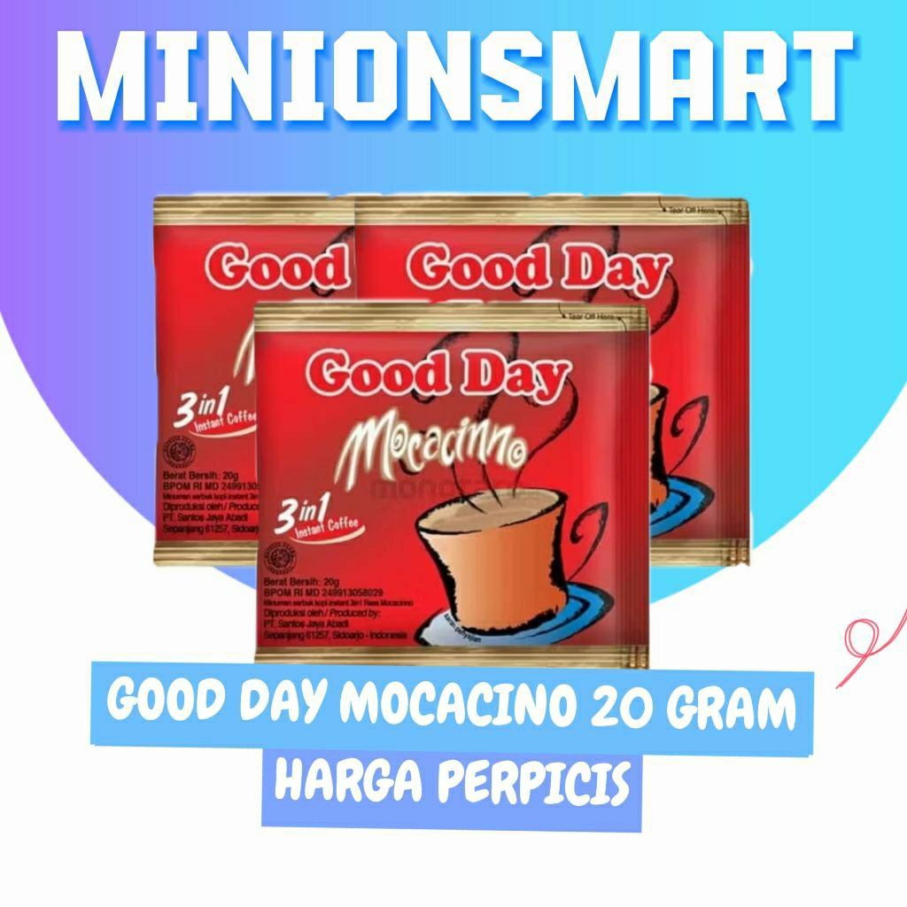 

goodday cappucino 23 gram, minionsmart