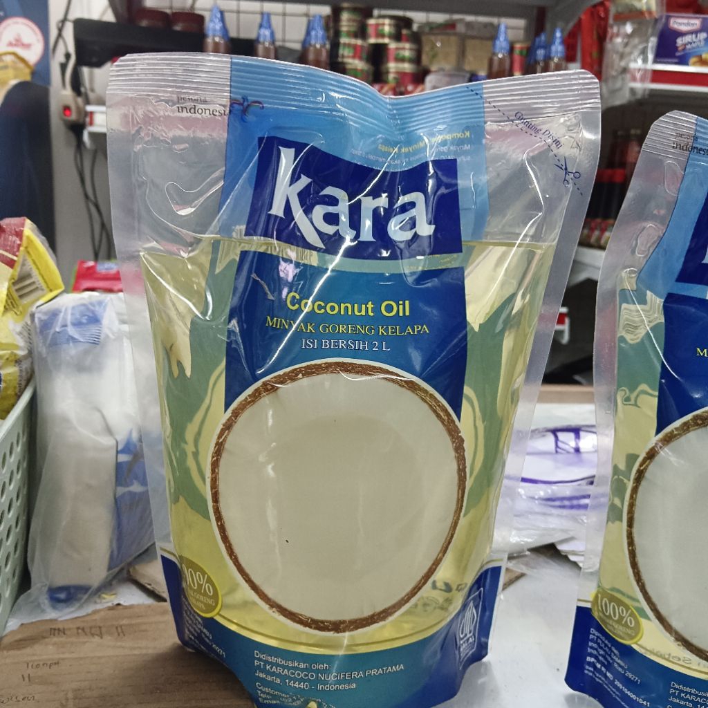 

kara minyak goreng kelapa 100% 2liter