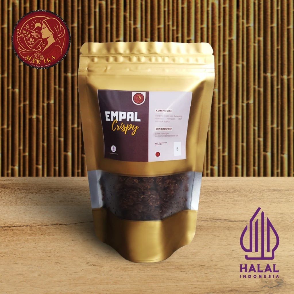 

(Ready to Eat) Empal Kisi Crispy Mak Ika Isi Lebih Banyak 100 Gram Homemade Salatiga dan Halal