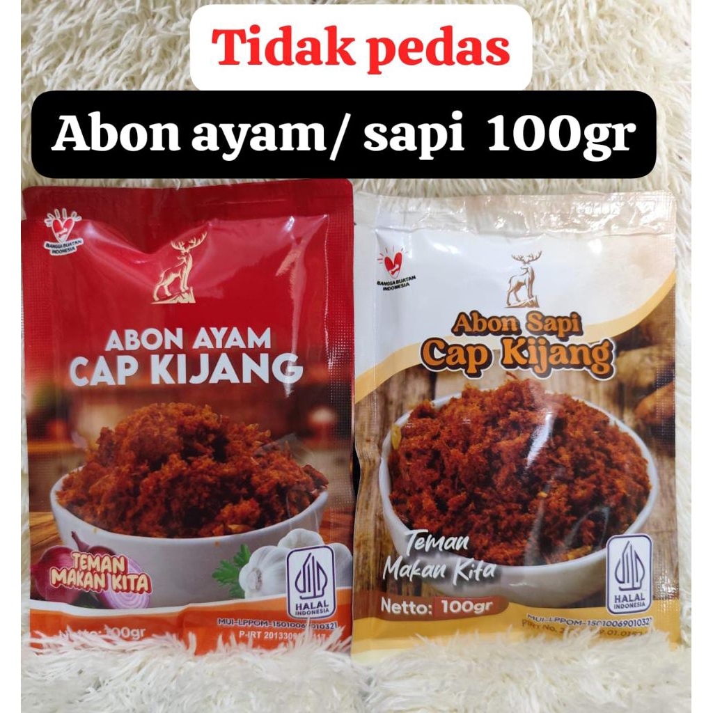 

Abon Ayam / Sapi 100gr Cap Kijang