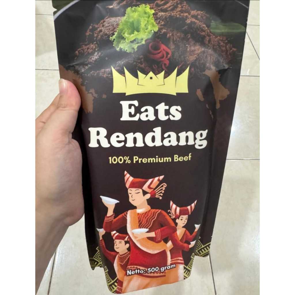 

Rendang Daging Sapi Premium Ukuran 500 Gram Eats Rendang