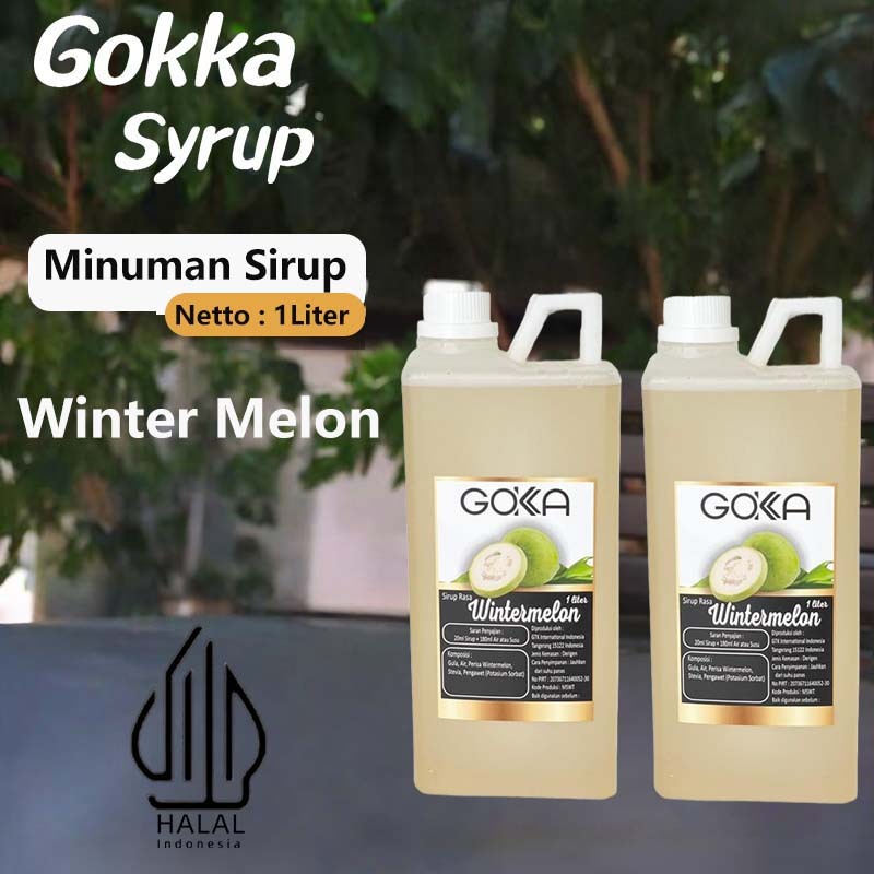 

GOKKA Sirup Minuman Rasa Winter Melon 1L Syrup / Winter Melon Juice