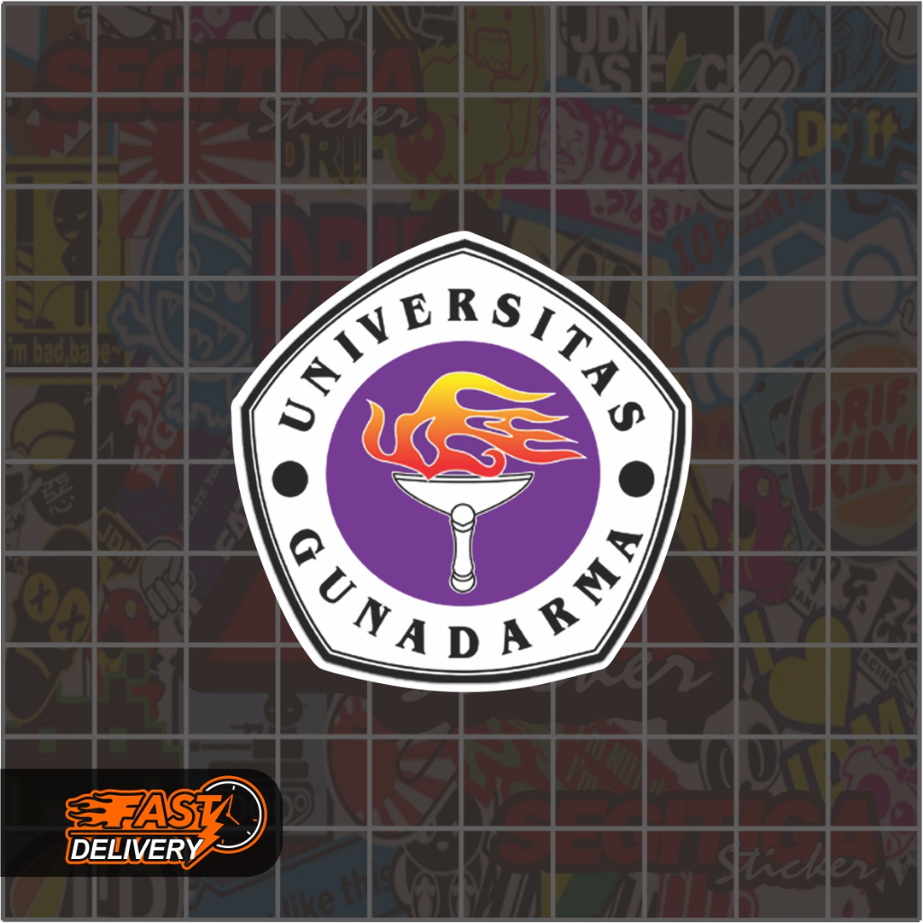 

Sticker Universitas Gunadarma Ukuran 5 x 5 Cm