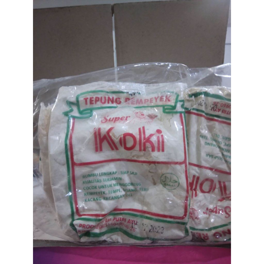 

TEPUNG PEYEK / REMPEYEK CAP KOKI 60gram (isi 10 pack)