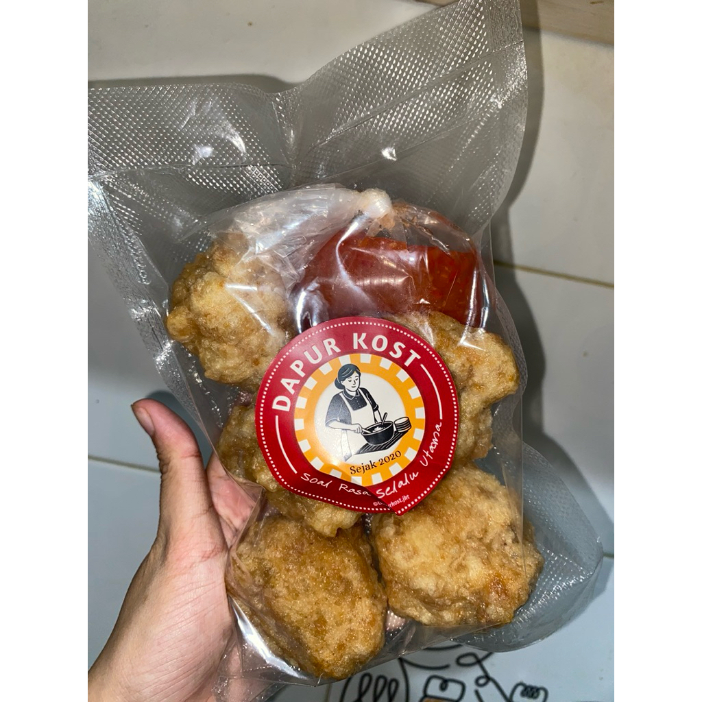 

bakso goreng ayam dan udang