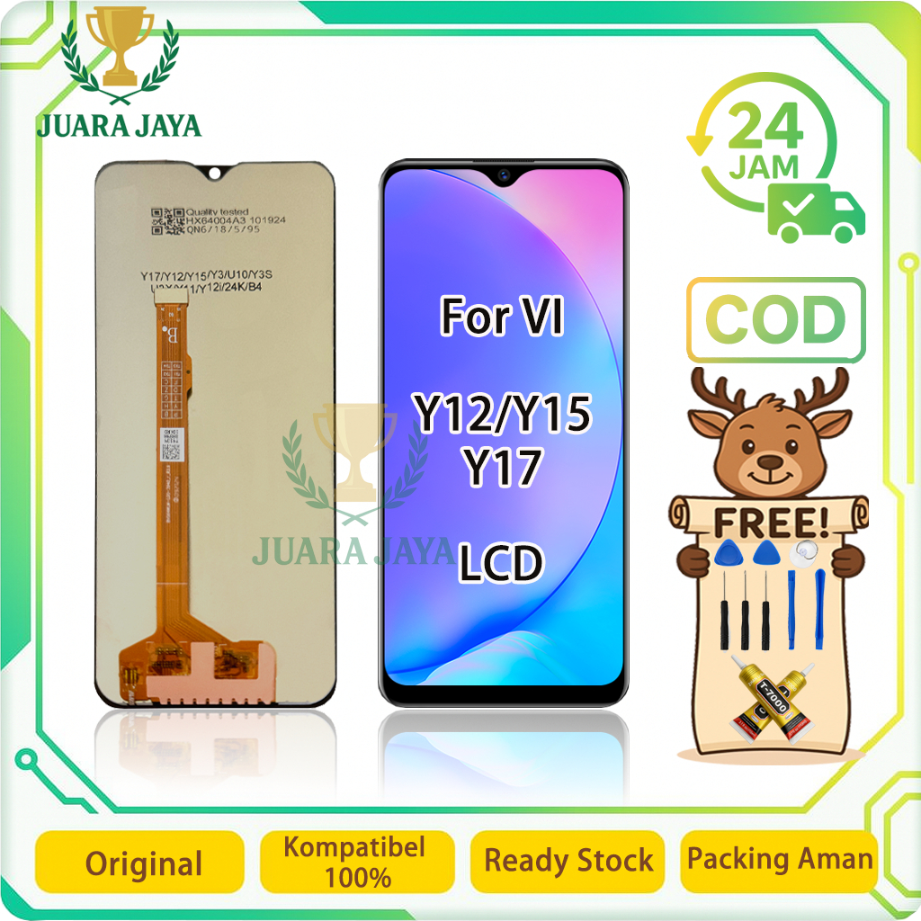 LCD FOR VIVO Y12/Y15/Y17 UNIVERSAL FULLSET Touchscreen LCD HP OG TOUCHSCREEN