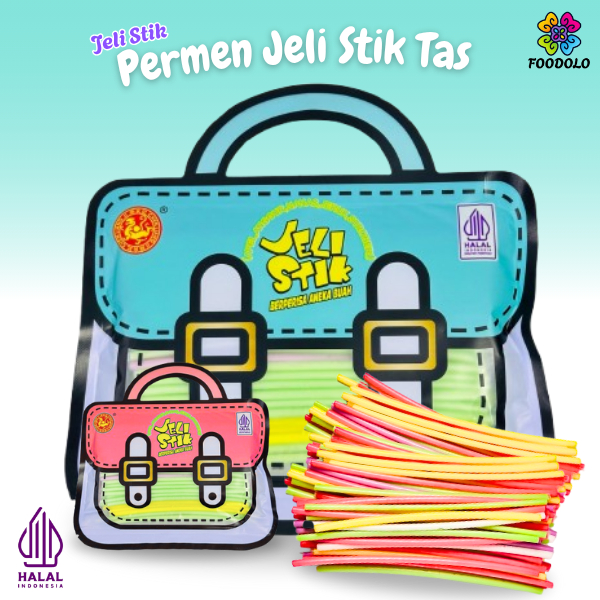 

Permen Jeli Sedotan Jelly Stick Straw Stik Aneka Rasa Buah 150gr Food Makanan Cemilan Candy Snack