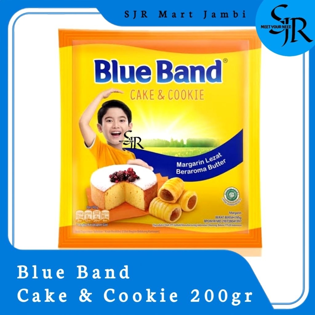 

[Margarin] Blue Band Cake & Cookies | Kemasan 200 Gr