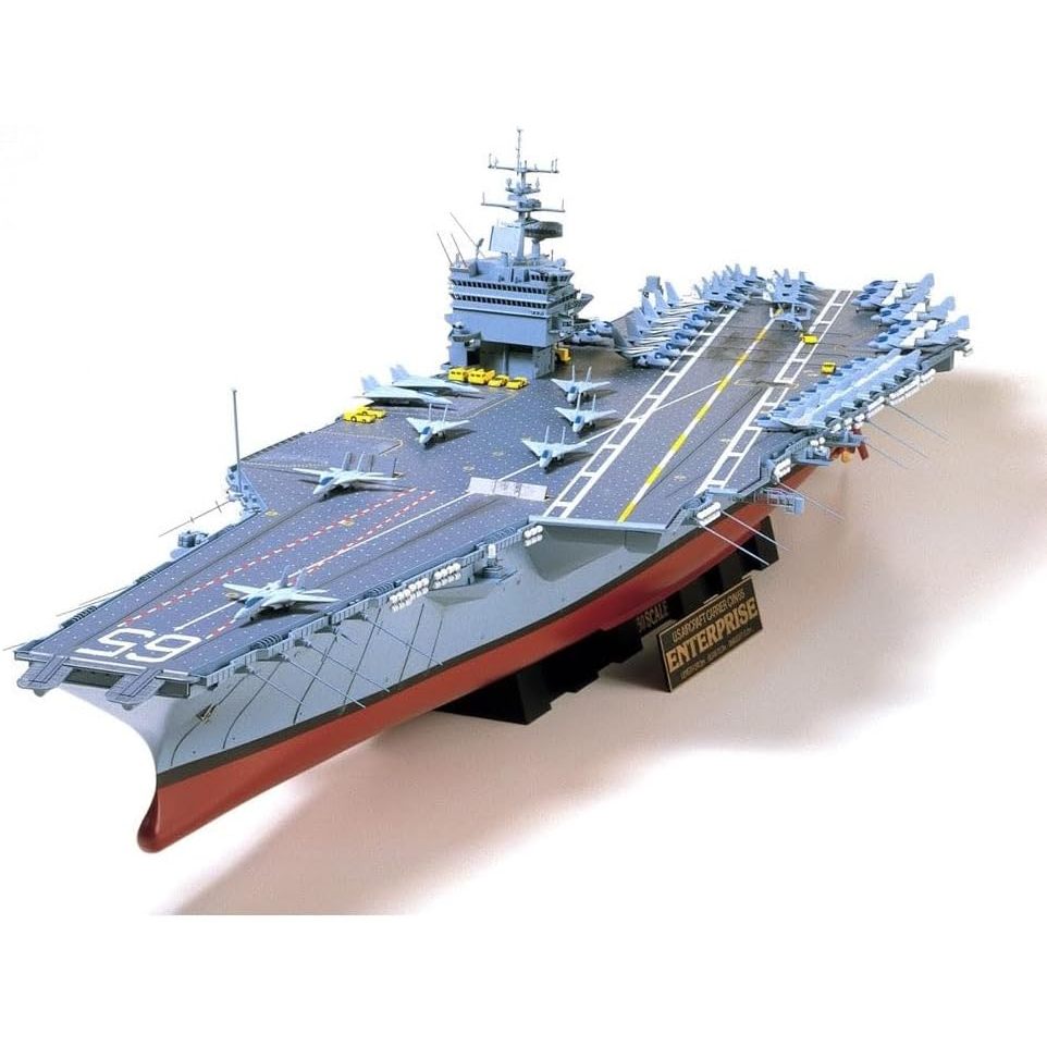Kit Model Kapal Induk Plastik Tamiya 78007 1/350 USS Enterprise ASLI