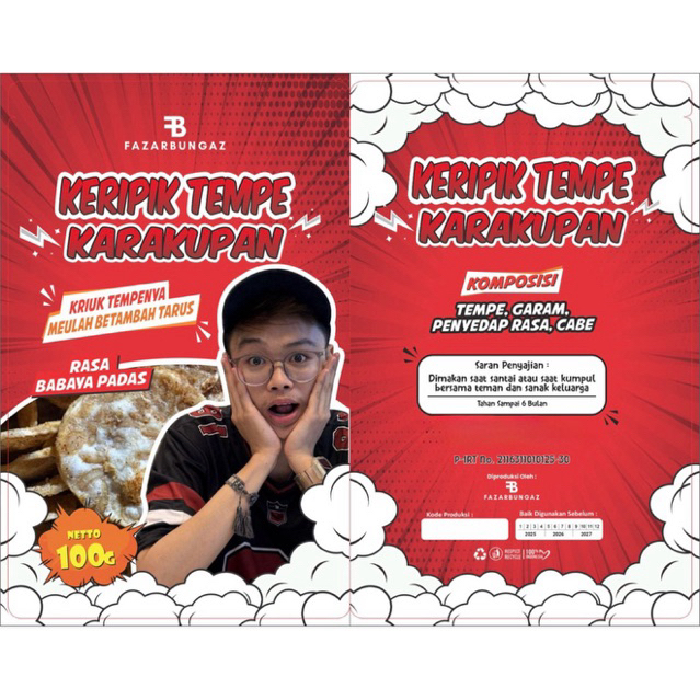 

KERIPIK TEMPE KARAKUPAN FAZARBUNGAZ babaya padas endol