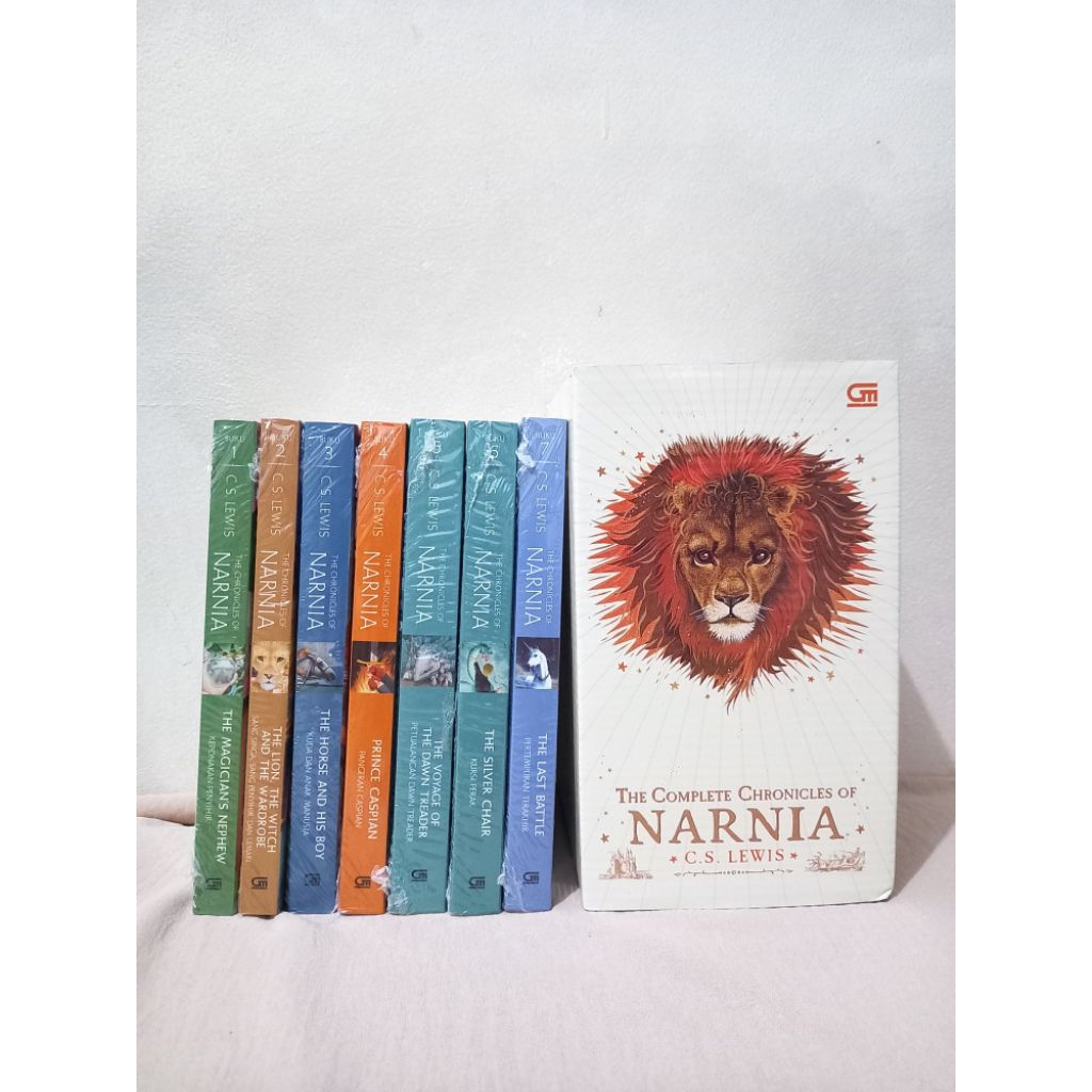 (NEW SEGEL) ORIGINAL GRAMEDIA BOXSET NARNIA 7 BUKU