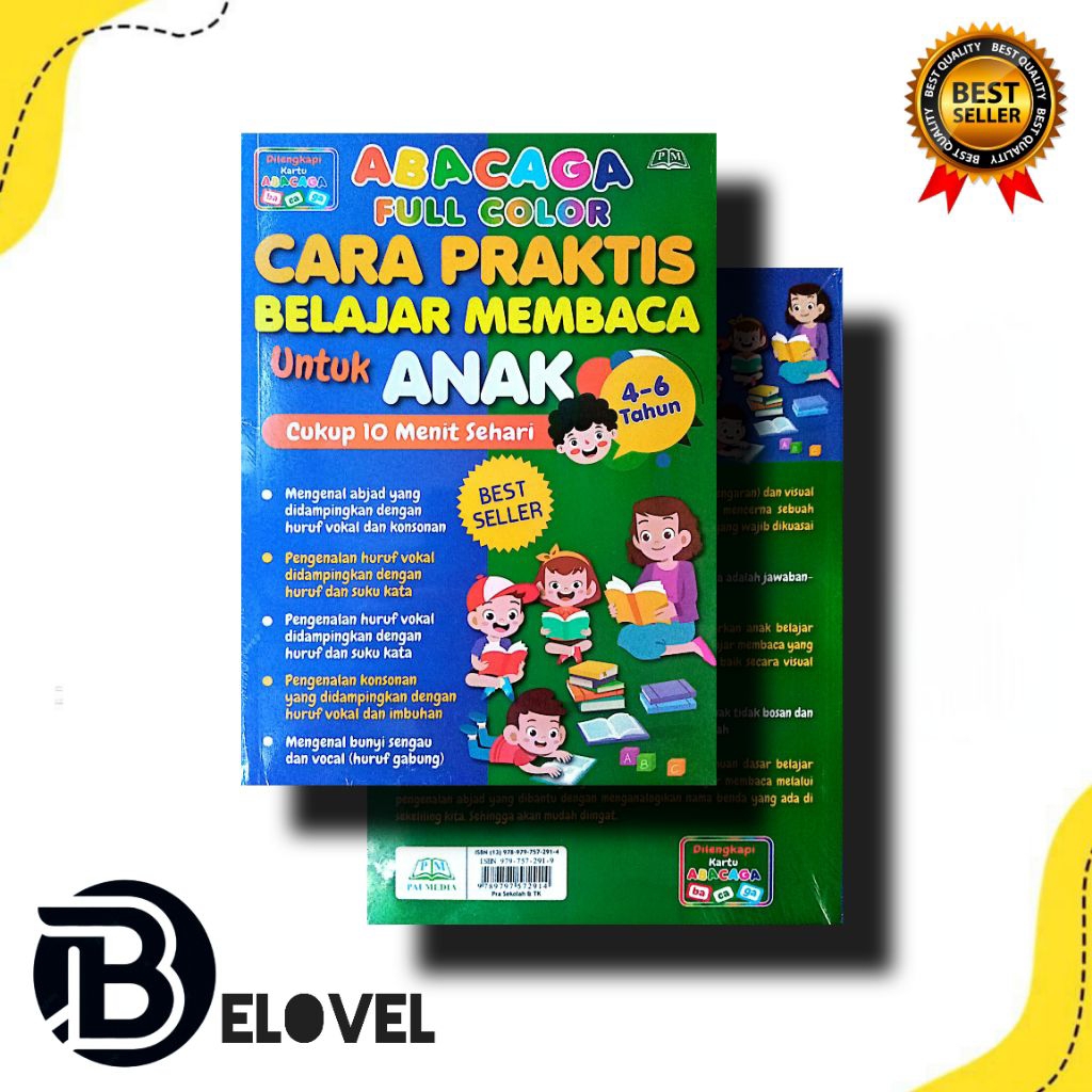 Buku Cara Praktis Belajar Membaca Abacaga