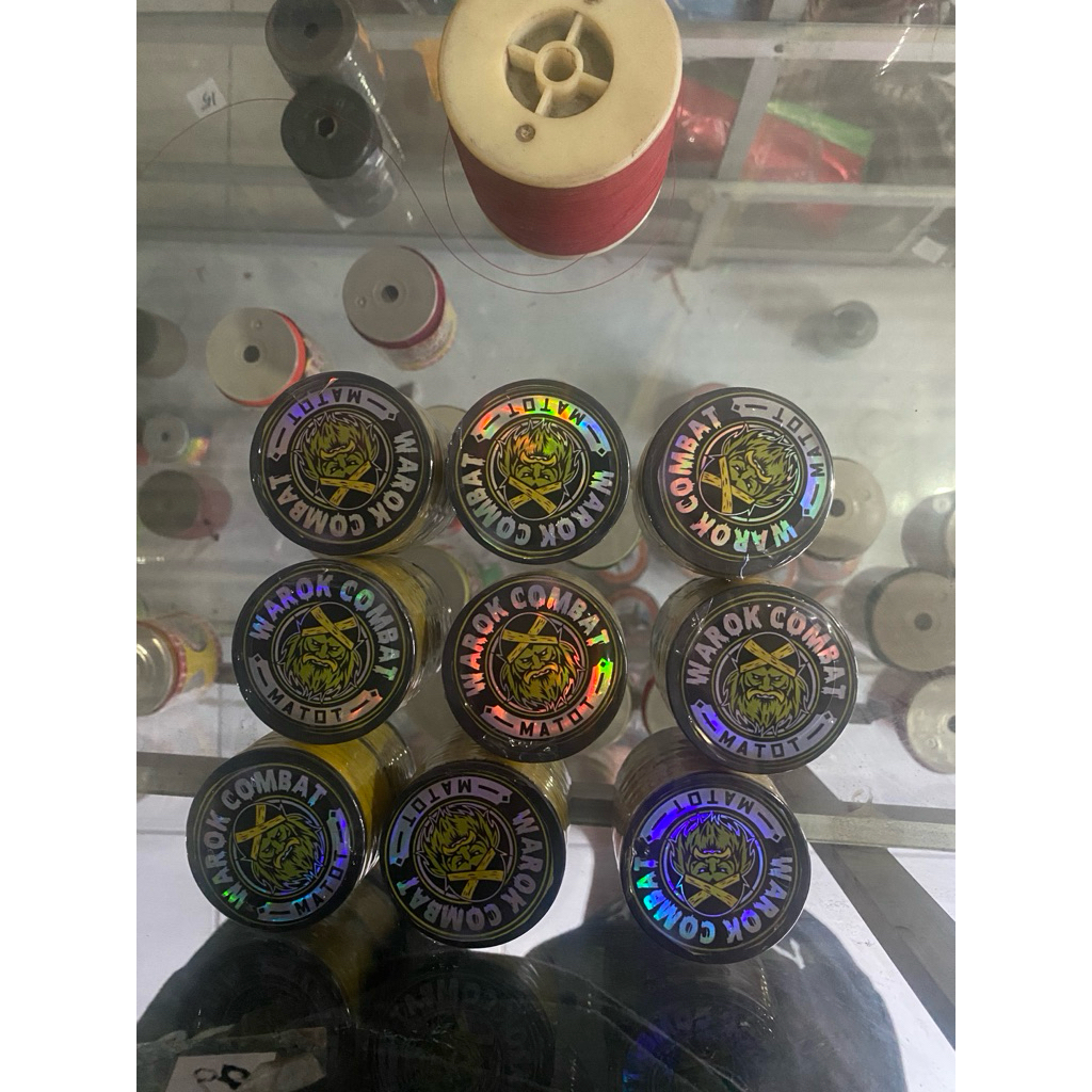 Benang/senar gelasan super tajam cap WAROK COMBAT