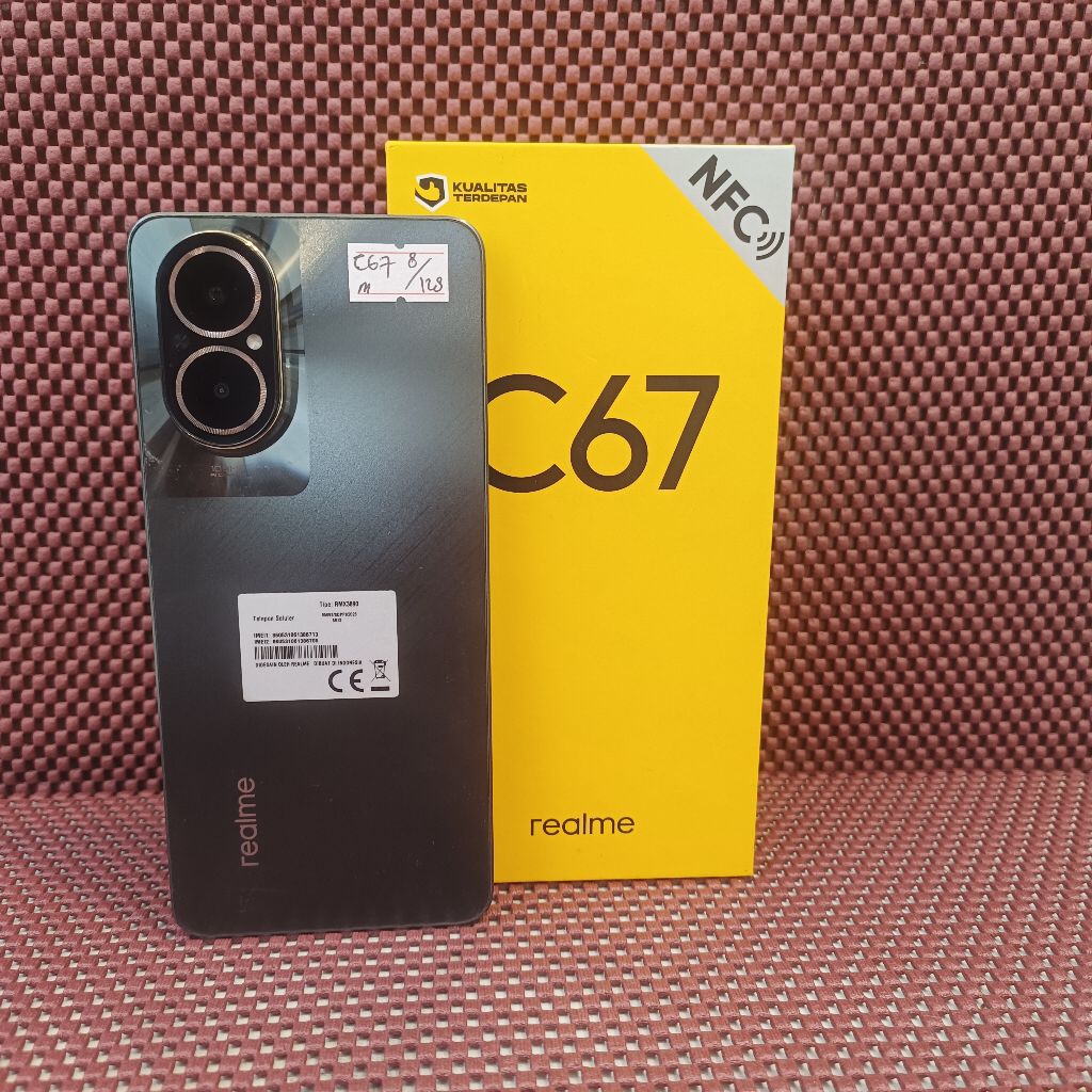 Realme C67 RAM 8/128 Fullset - Hp Second Murah Berkualitas dan Bergaransi