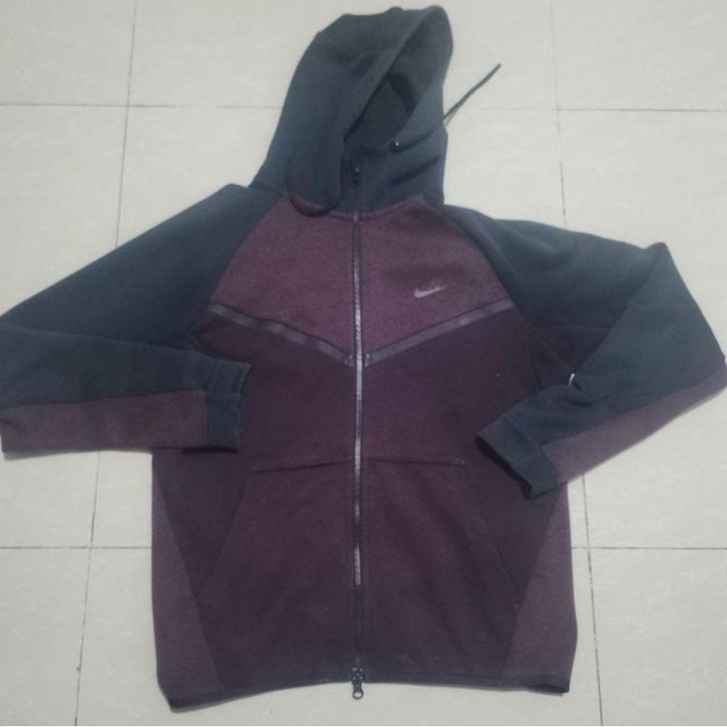 nike tech fleece 2 tone preloved second