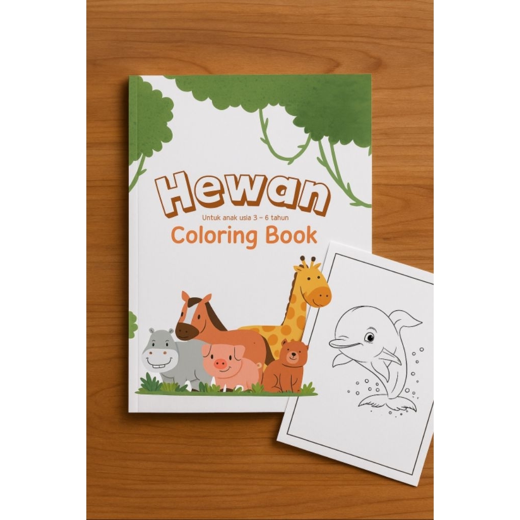 

Buku Mewarnai : Hewan (untuk anak umur 3 - 6 tahun)