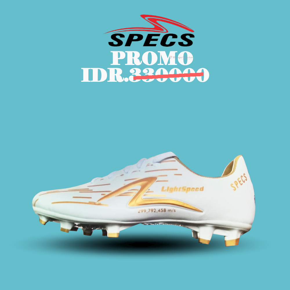 Sepatu Bola Specs Anak-Anak Dan Dewasa Lightspeed Reborn Grade Original  Unisex Termurah Best Qualit