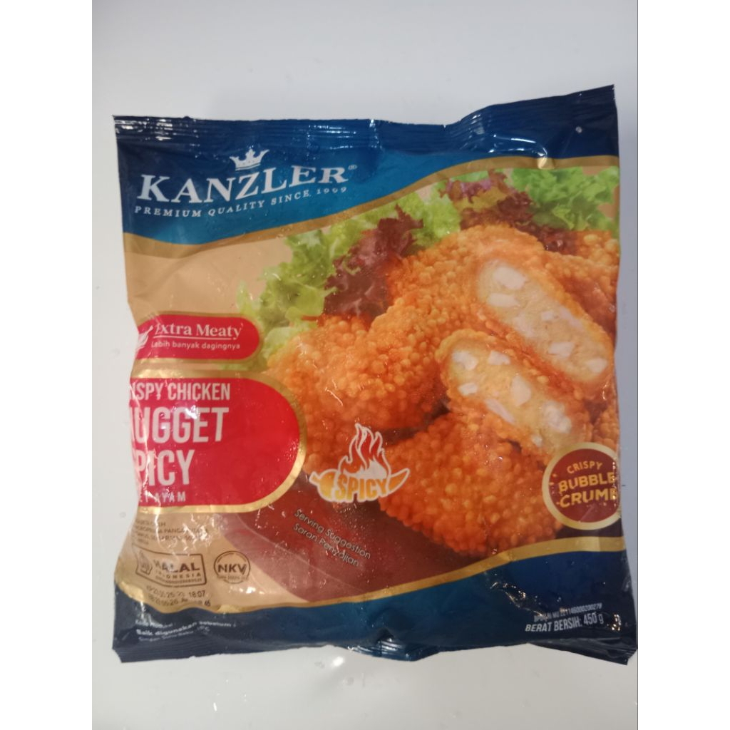 

Kanzler Crispy chicken nugget spicy 450gr