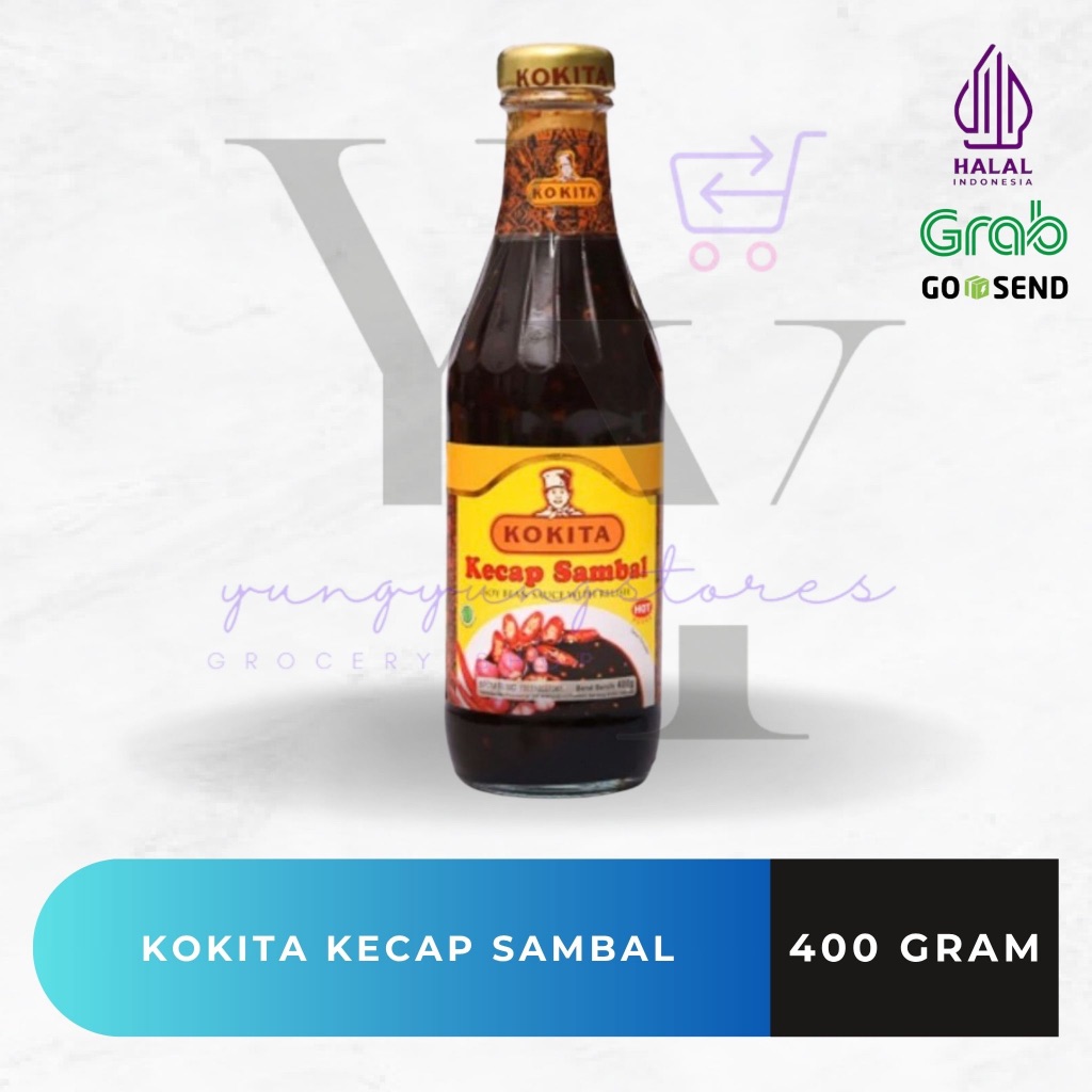 

Kokita Kecap Sambal Hot / Soy Bean Sauce with Relish 400 gram