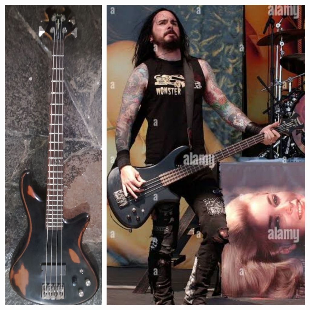 Gitar Bass Schecter Diamond Series Blasko Signature ( Ozzy Osbourne Bassist ) - Original